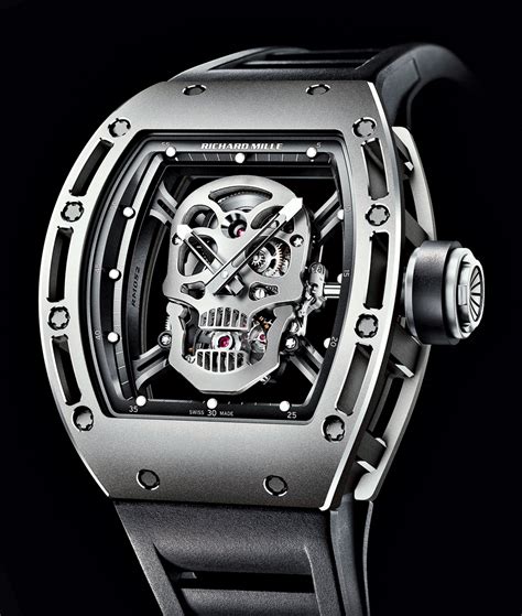 richard mille tourbillon rm 052 skull watch price|rm 052 skull price.